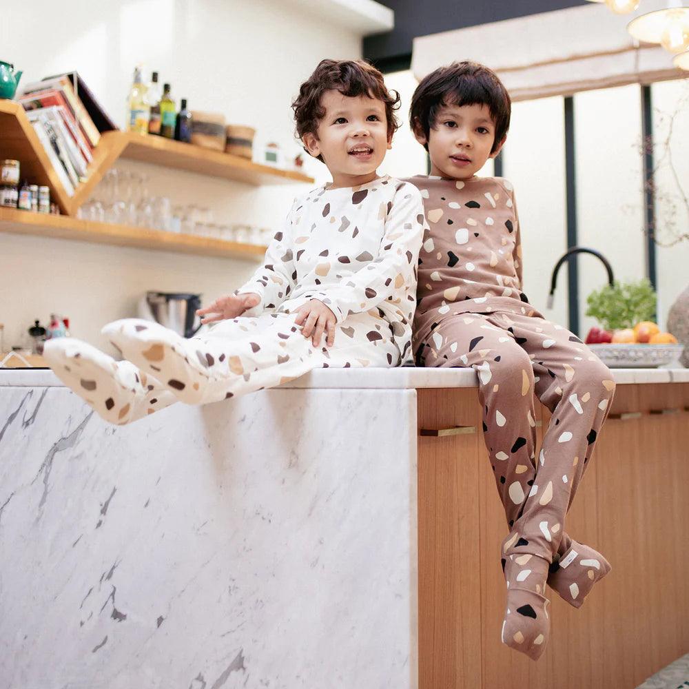 [40%OFF] Pajamas Child Pebbles Cream