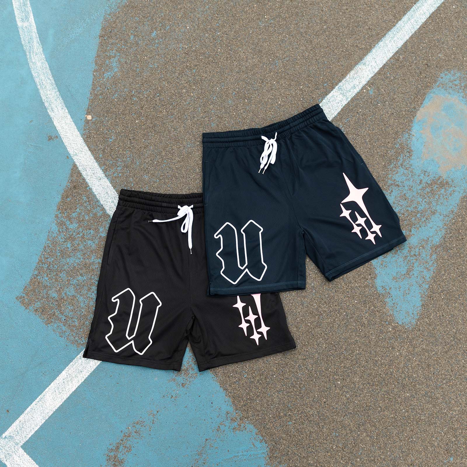 6 Stars Practice Shorts - Black