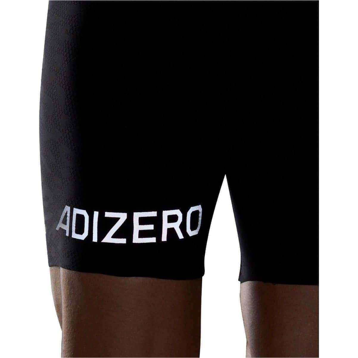 adidas Adizero PrimeWeave Mens Short Running Tights - Black