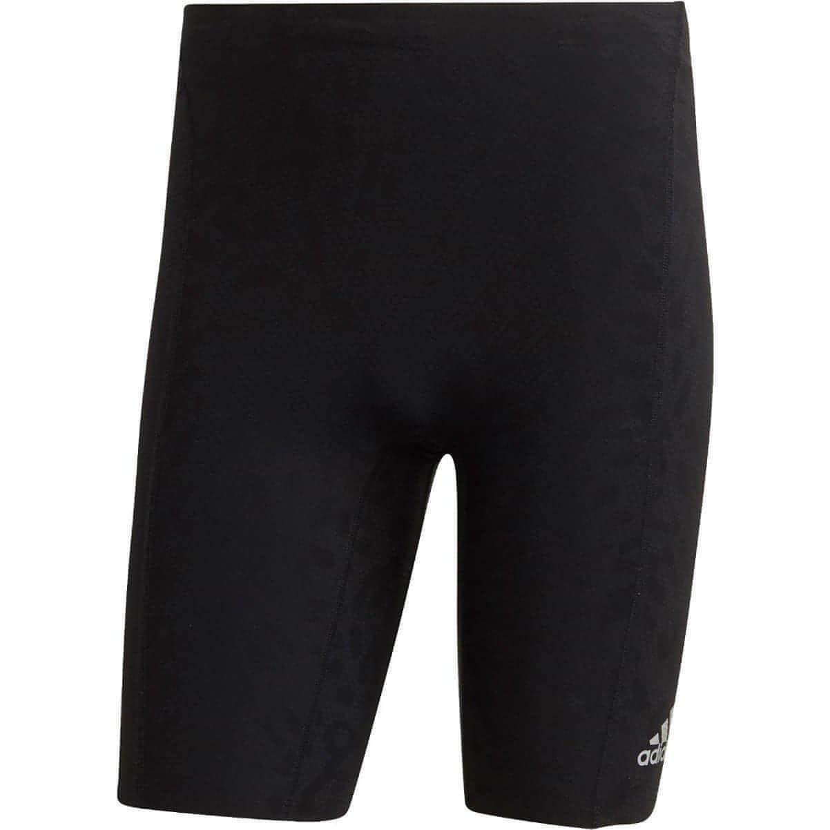 adidas Adizero PrimeWeave Mens Short Running Tights - Black