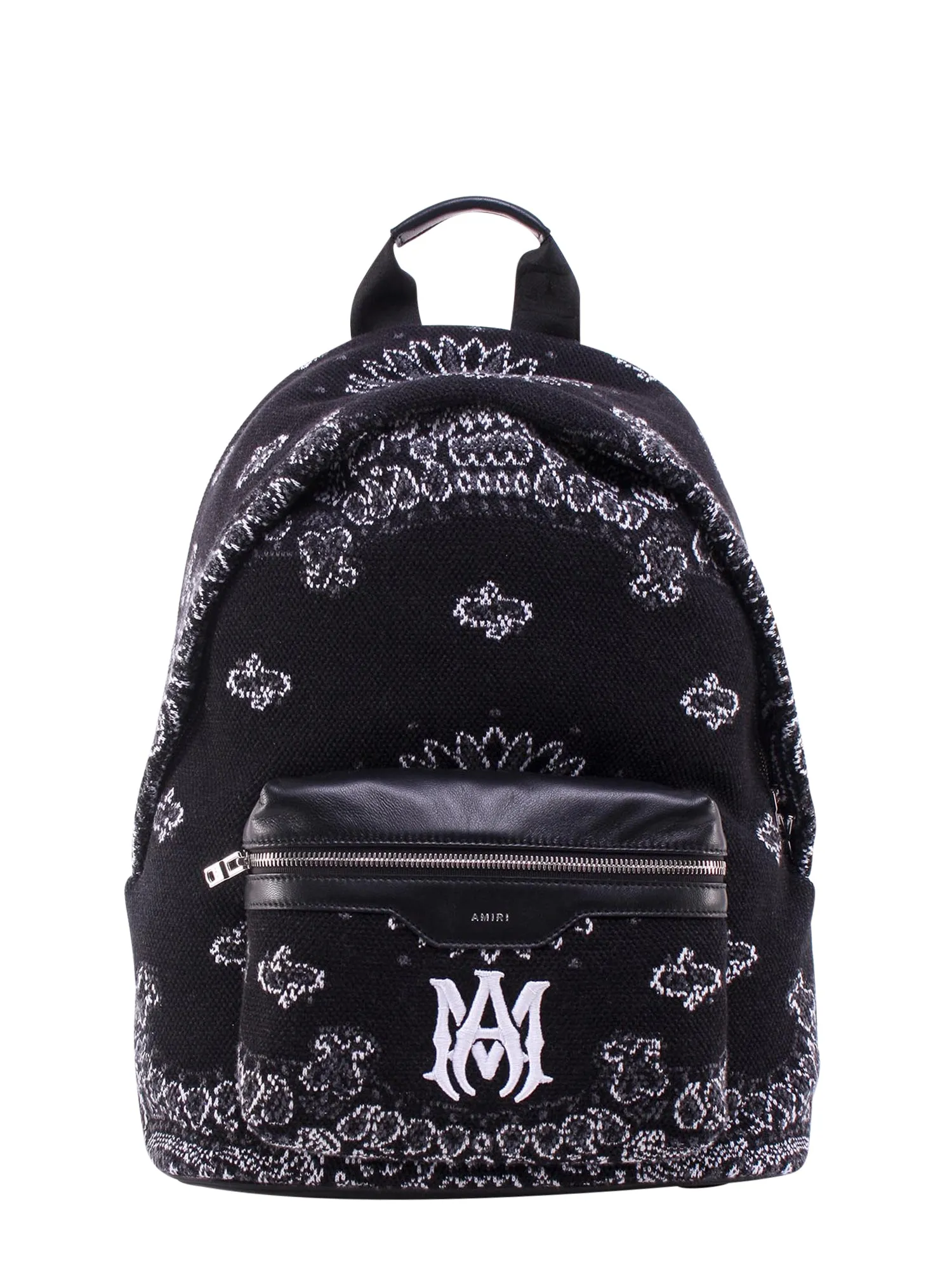 Amiri Paisley Print Zipped Backpack