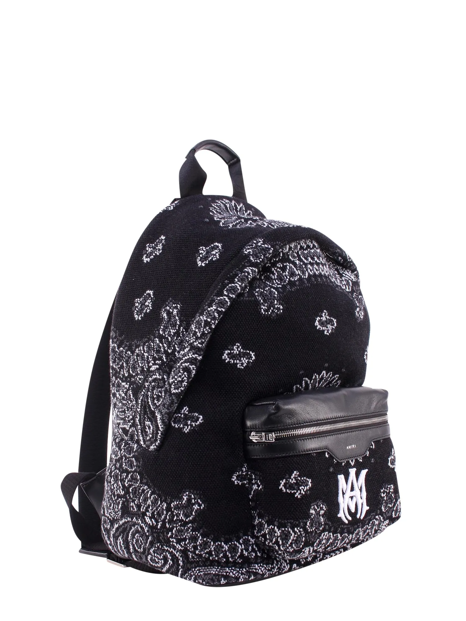 Amiri Paisley Print Zipped Backpack