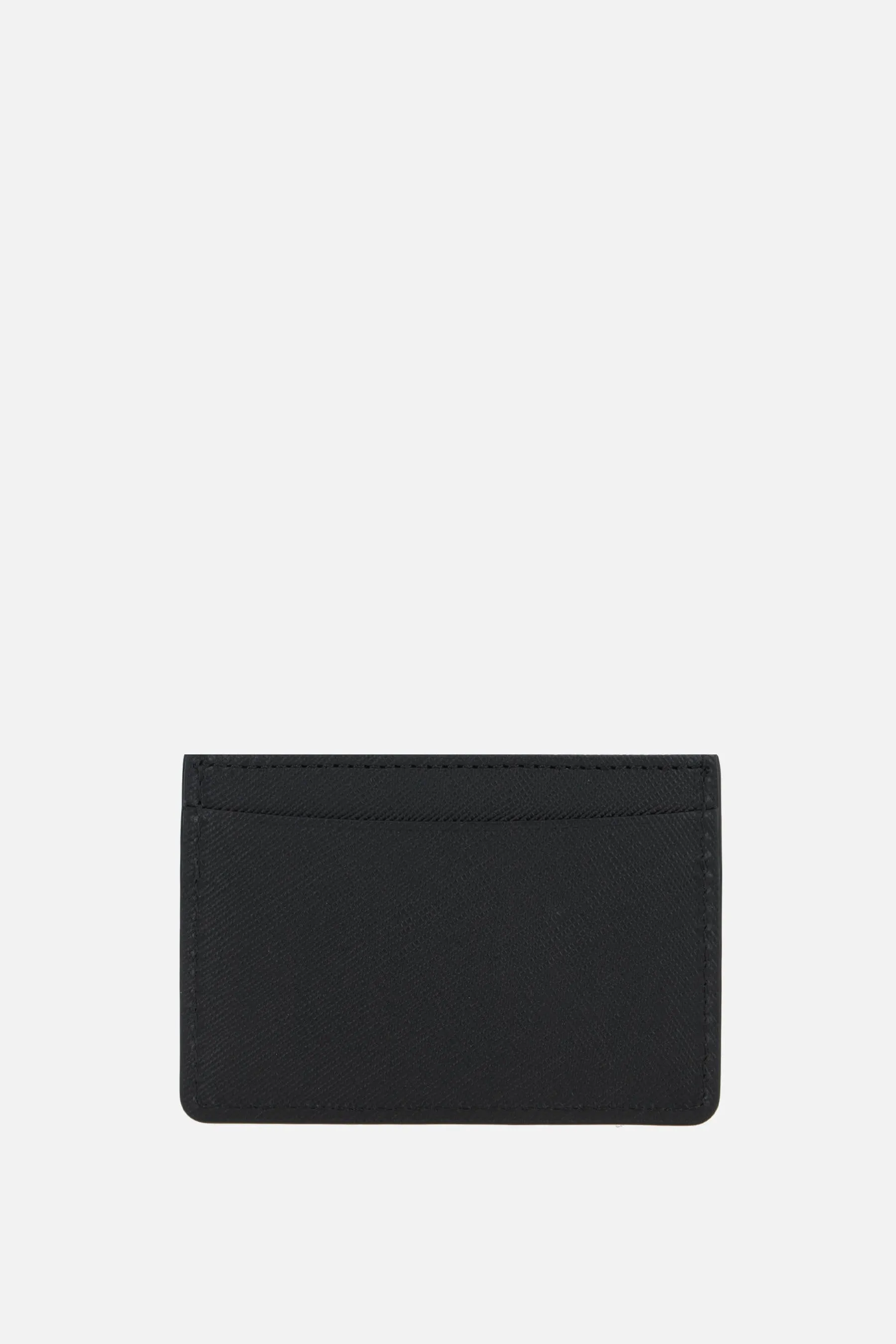 Andre textured leather card case