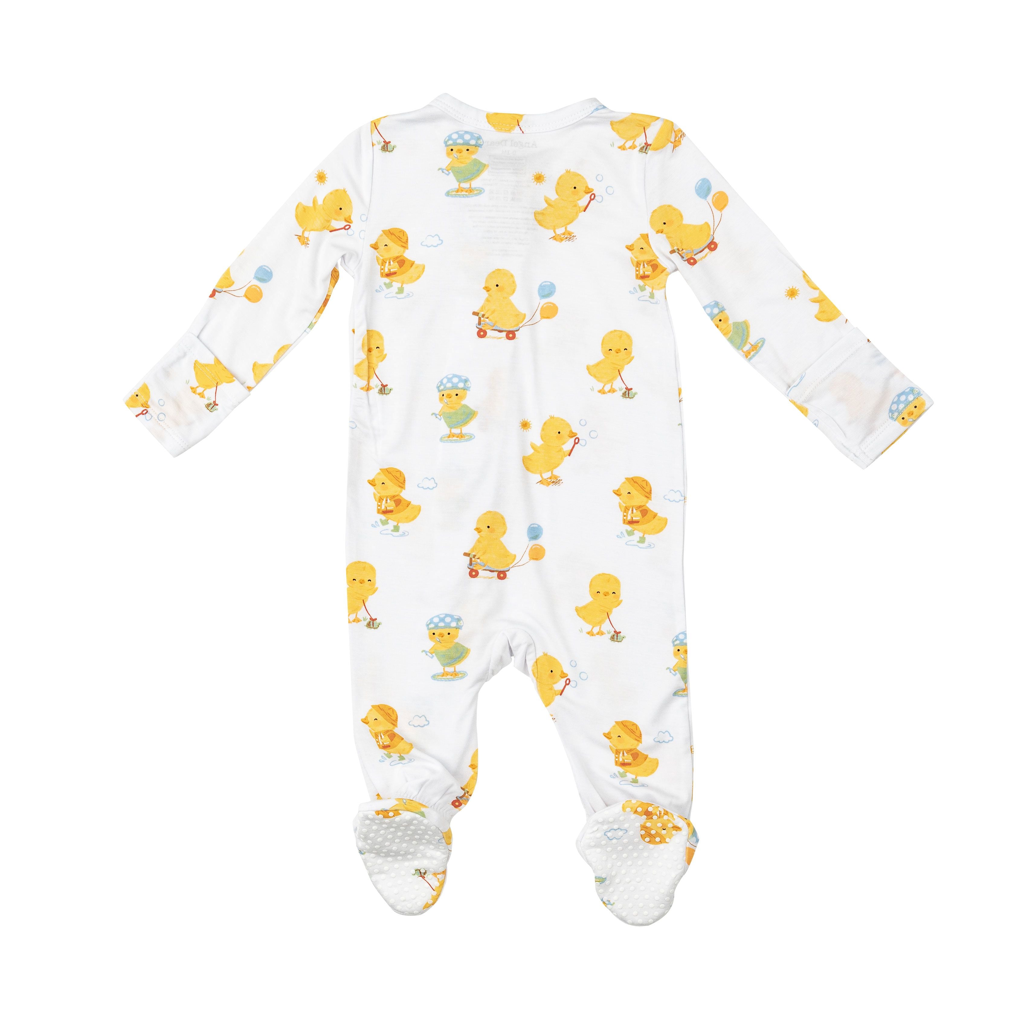 Angel Dear -  Vintage Ducklings Zipper Footie