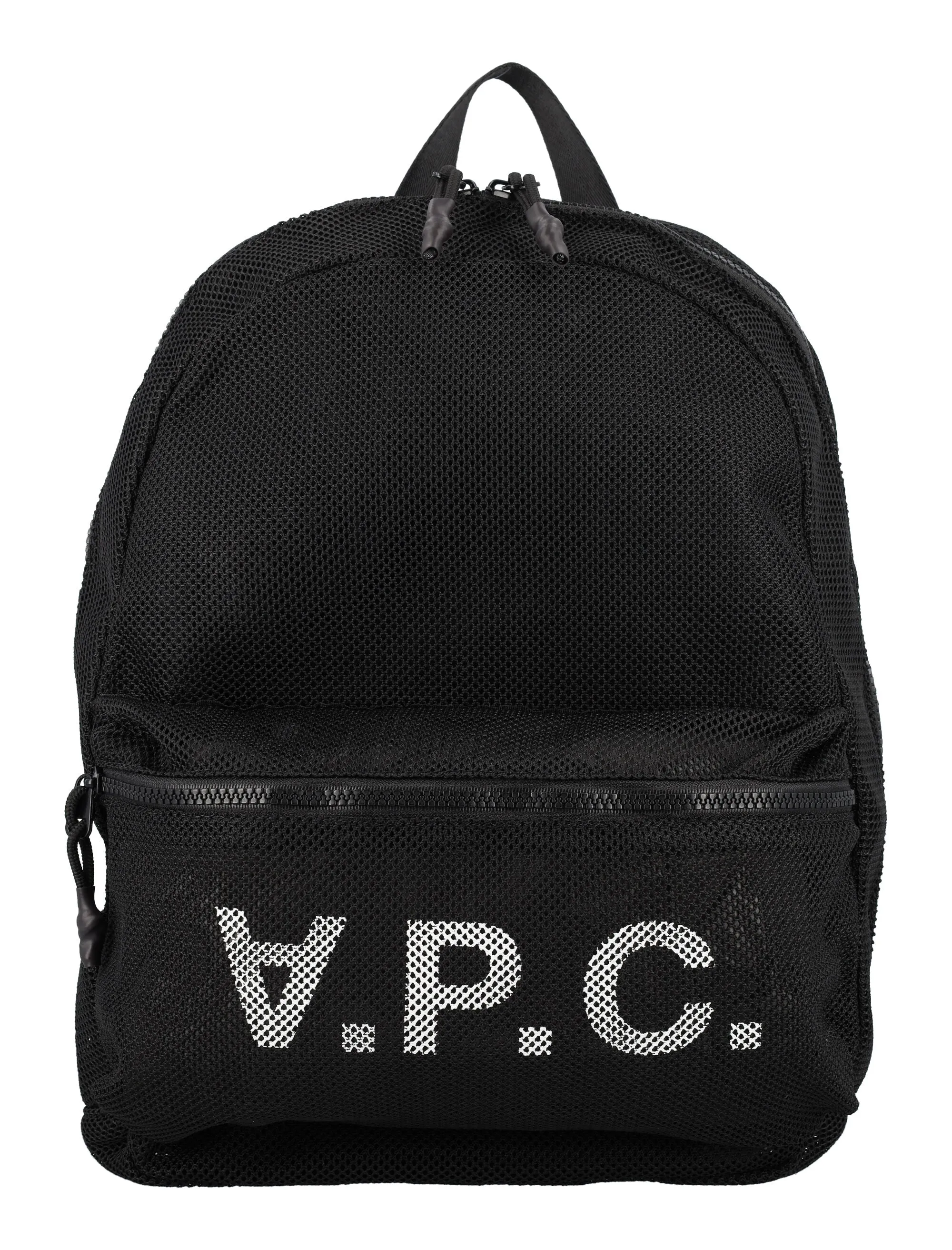 A.P.C. Logo-Embellished Mesh Detail Backpack