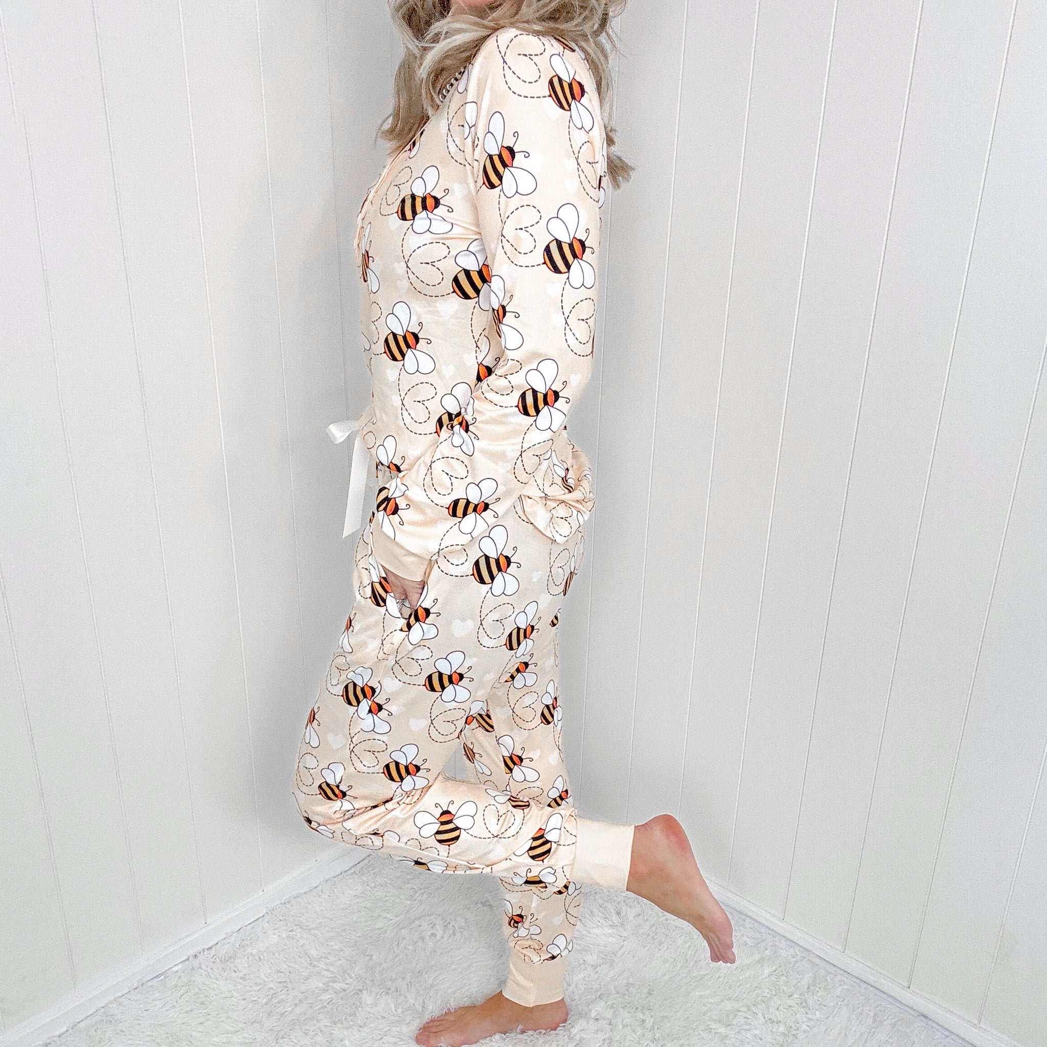 Bee-Loved Dreamwear Long Sleeve Pajama Set