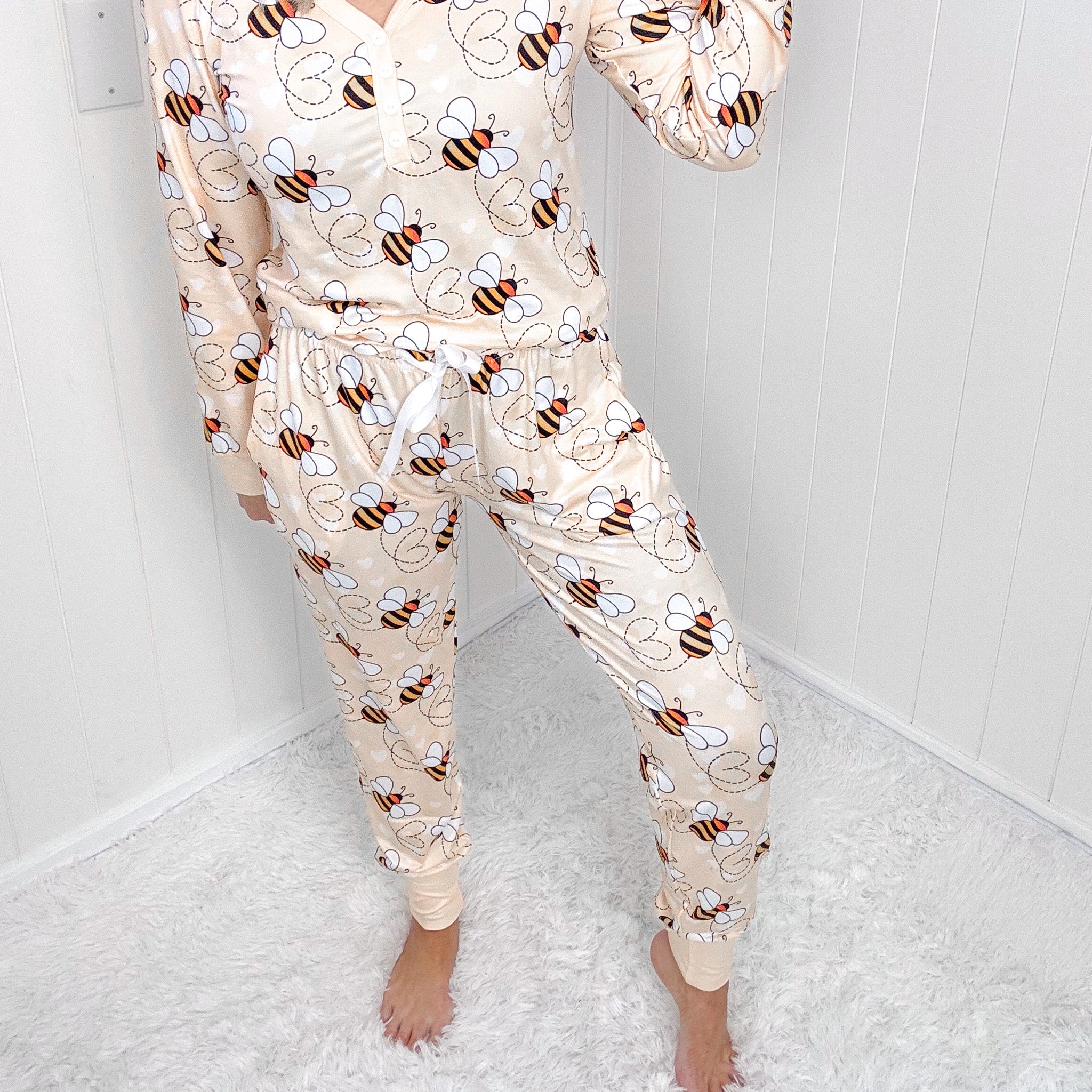 Bee-Loved Dreamwear Long Sleeve Pajama Set