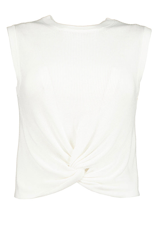 Bishop & Young - Bonita Crop Twist Sweater Pure