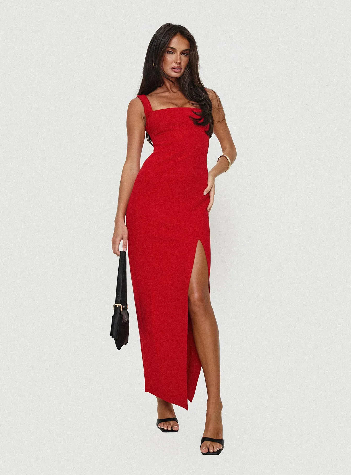 Bombshell Maxi Dress Red