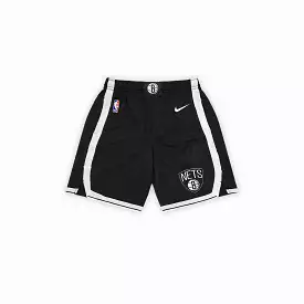 Brooklyn Nets Icon Swingman Youth Shorts - Black