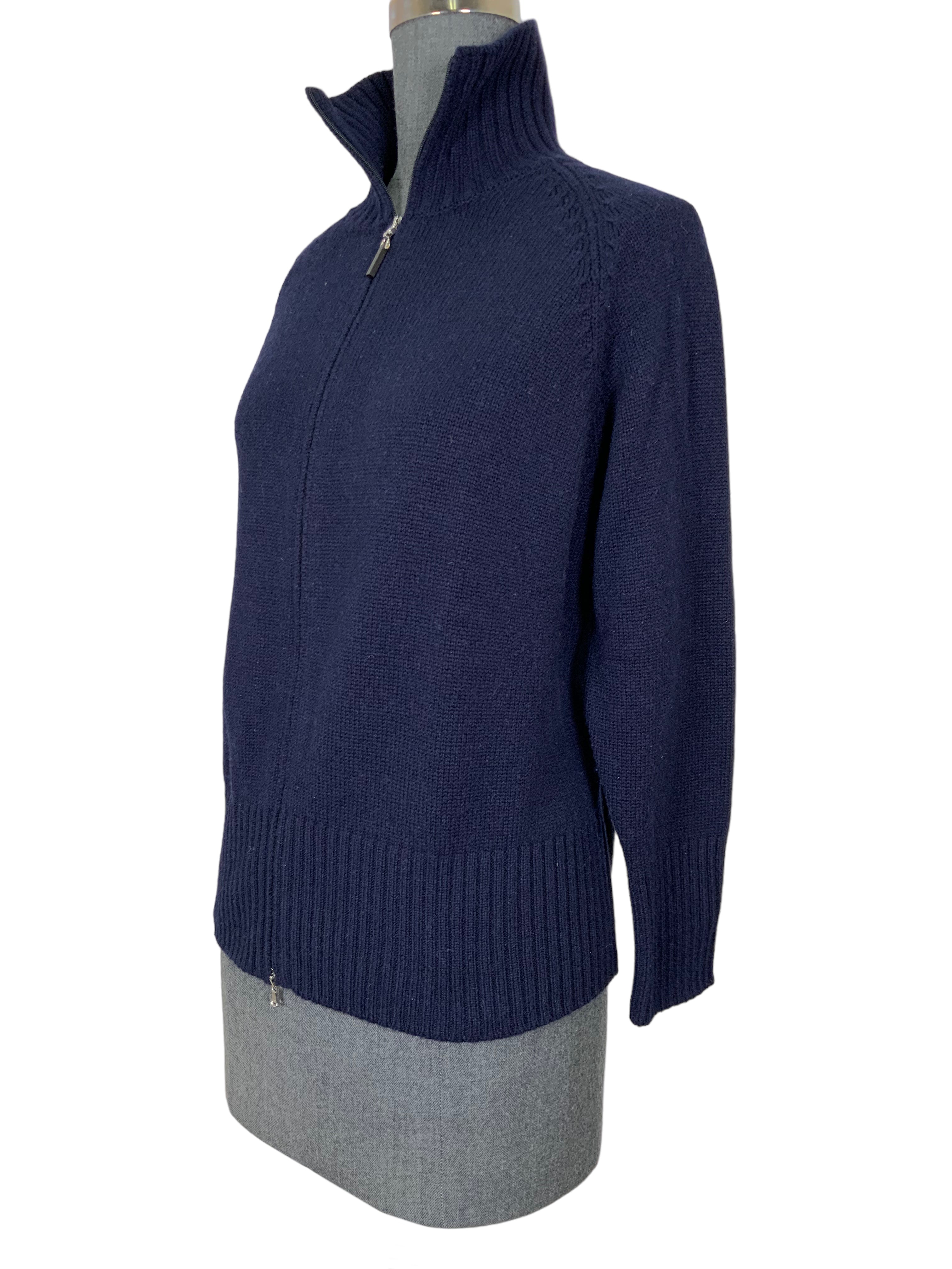 Brunello Cucinelli Cashmere Zip Sweater Size S