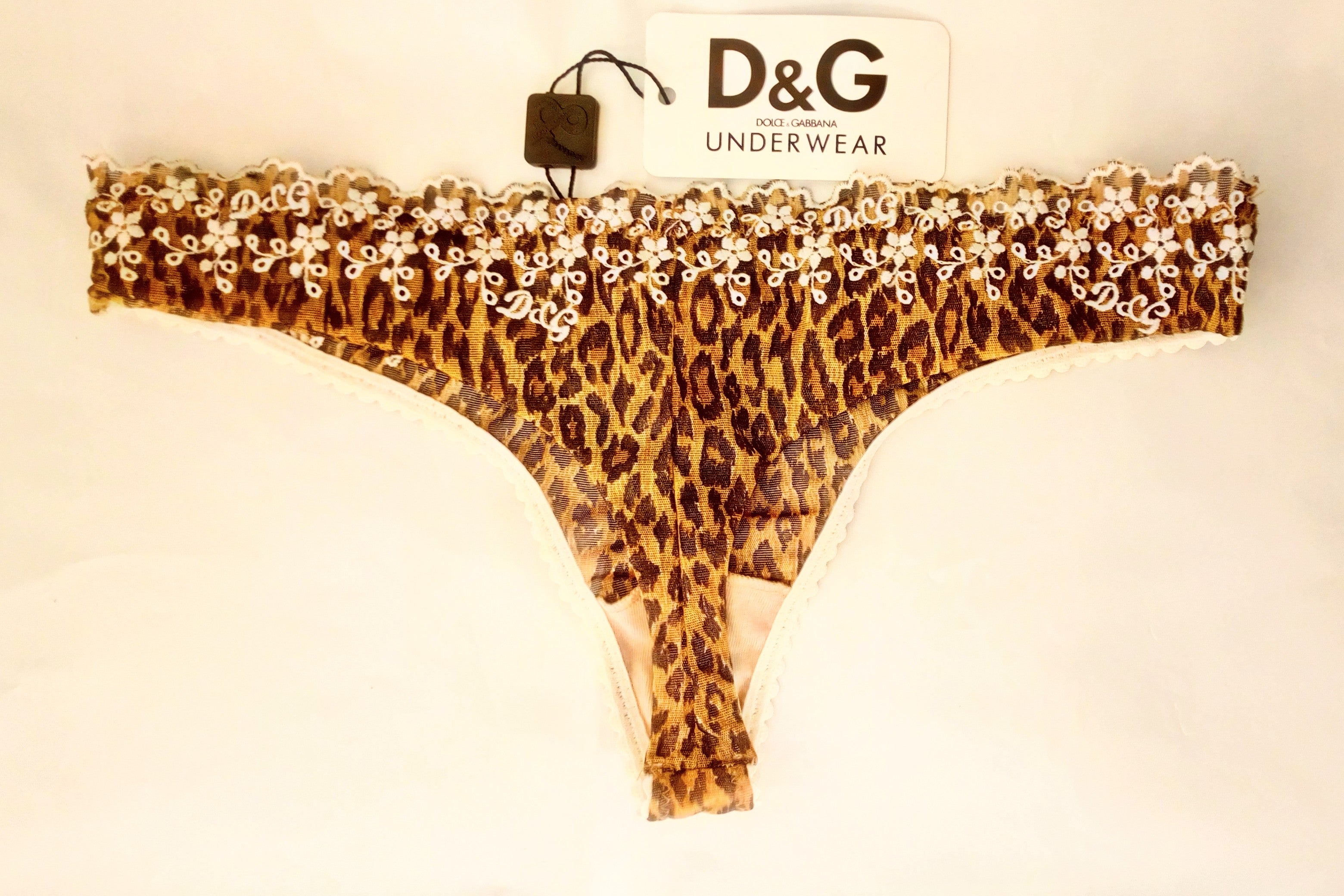 Chiffon Underpants - D&G - Leopard