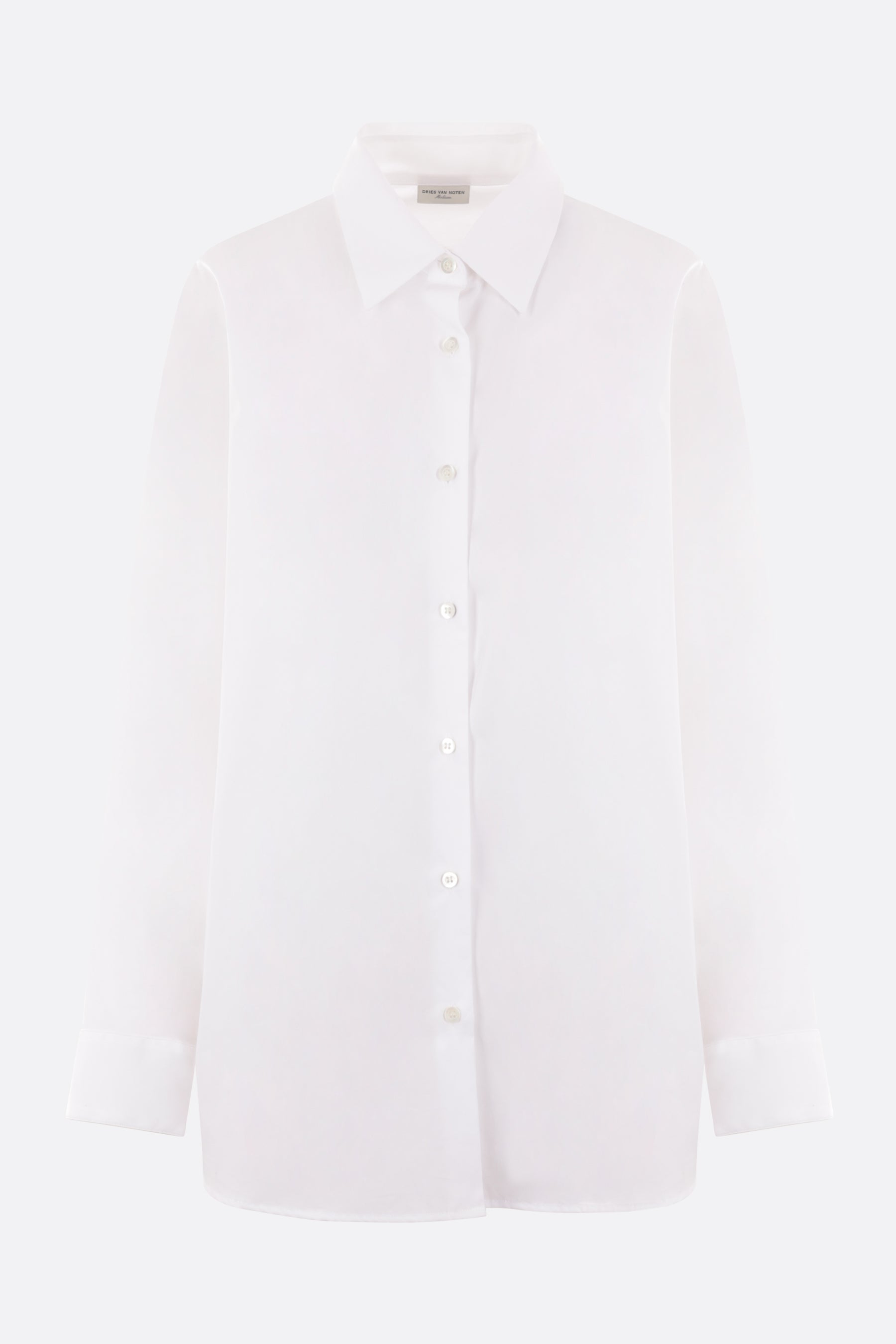 compact poplin oversized shirt