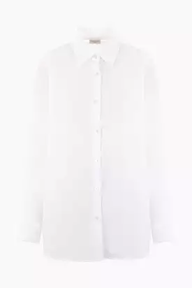 compact poplin oversized shirt