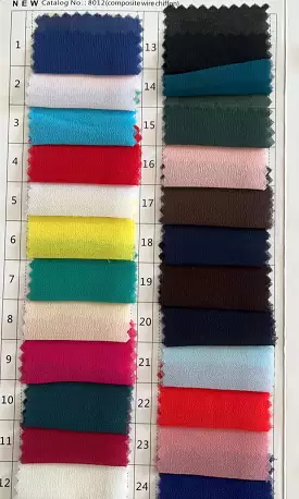 Composite Wire Chiffon Colour Chart