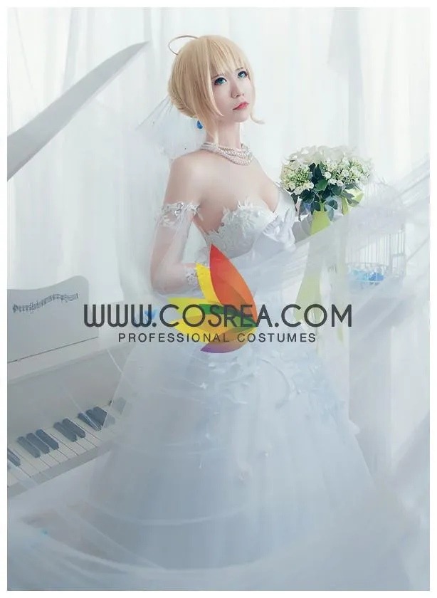 Fate Grand Order Saber Avalon Celebration Cosplay Costume