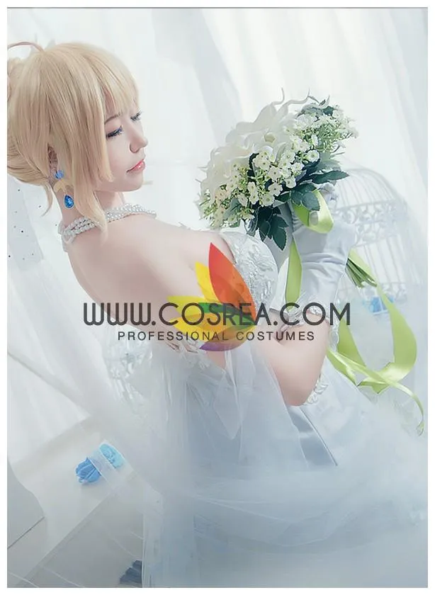 Fate Grand Order Saber Avalon Celebration Cosplay Costume