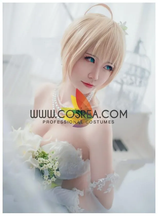 Fate Grand Order Saber Avalon Celebration Cosplay Costume