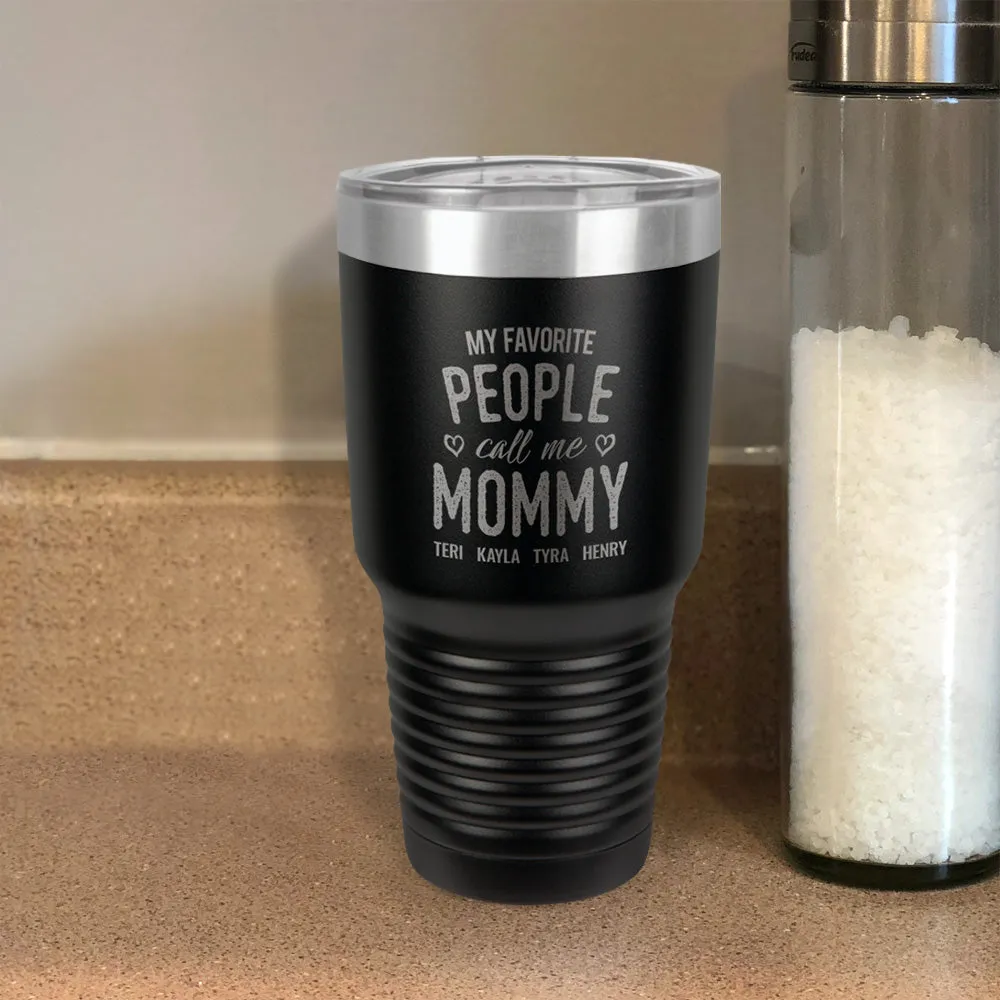 Favorite People Personalized Stainless Steel Tumbler