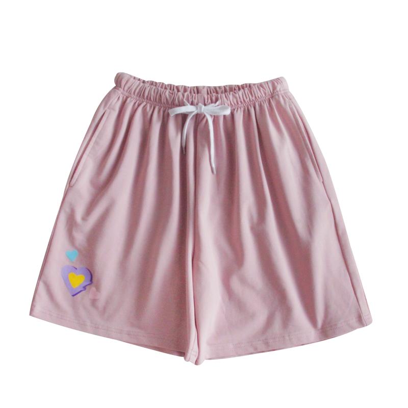 HARAJUKU LOVE SOFTGIRL SPORTS SHORTS BY62015