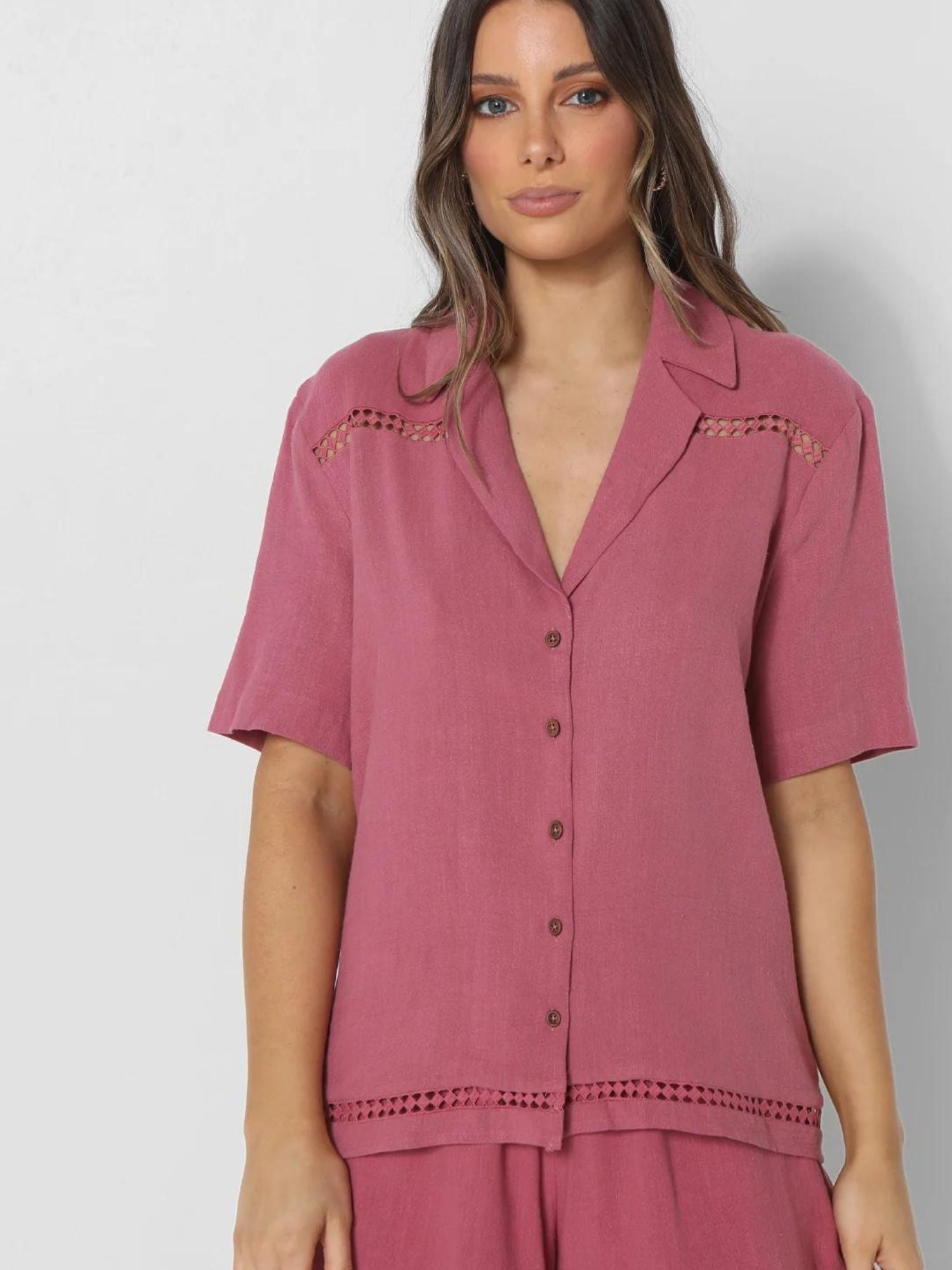 Harlow Shirt | Plum