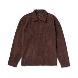 Huf Cornelius Zip Shirt - Eggplant