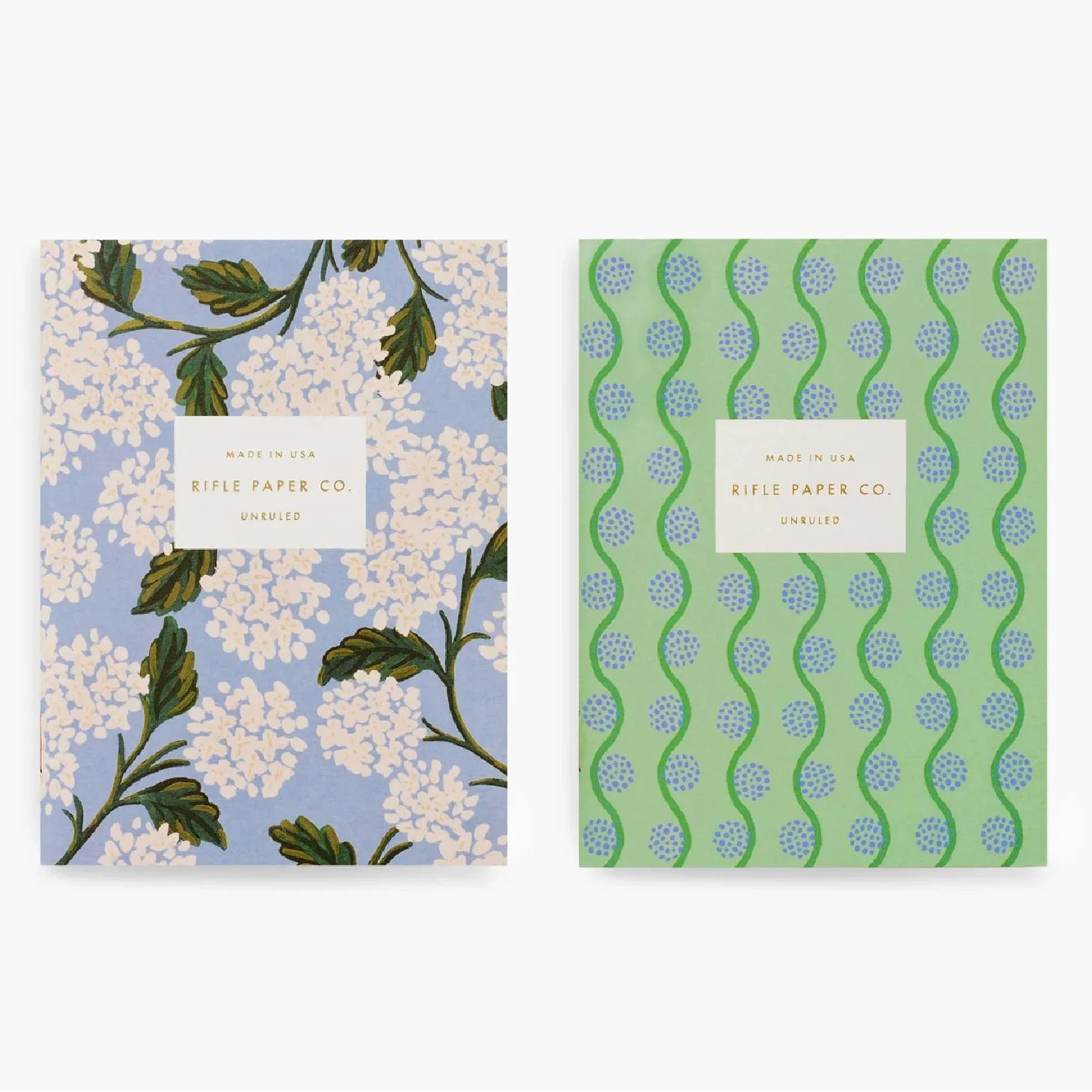 Hydrangea Pocket Notebooks - Pair of 2