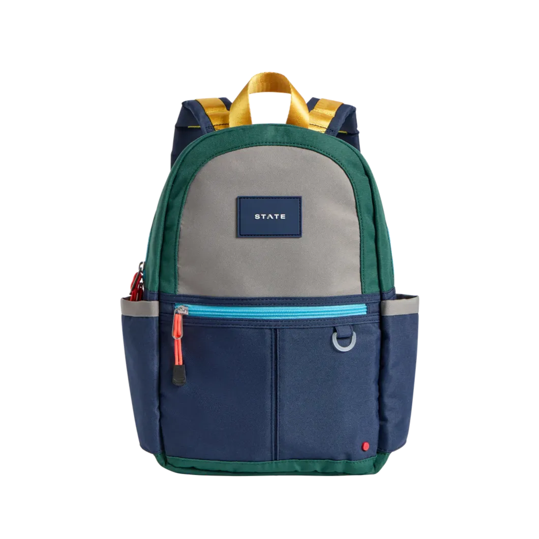 Kane Mini Backpack- Green and Navy