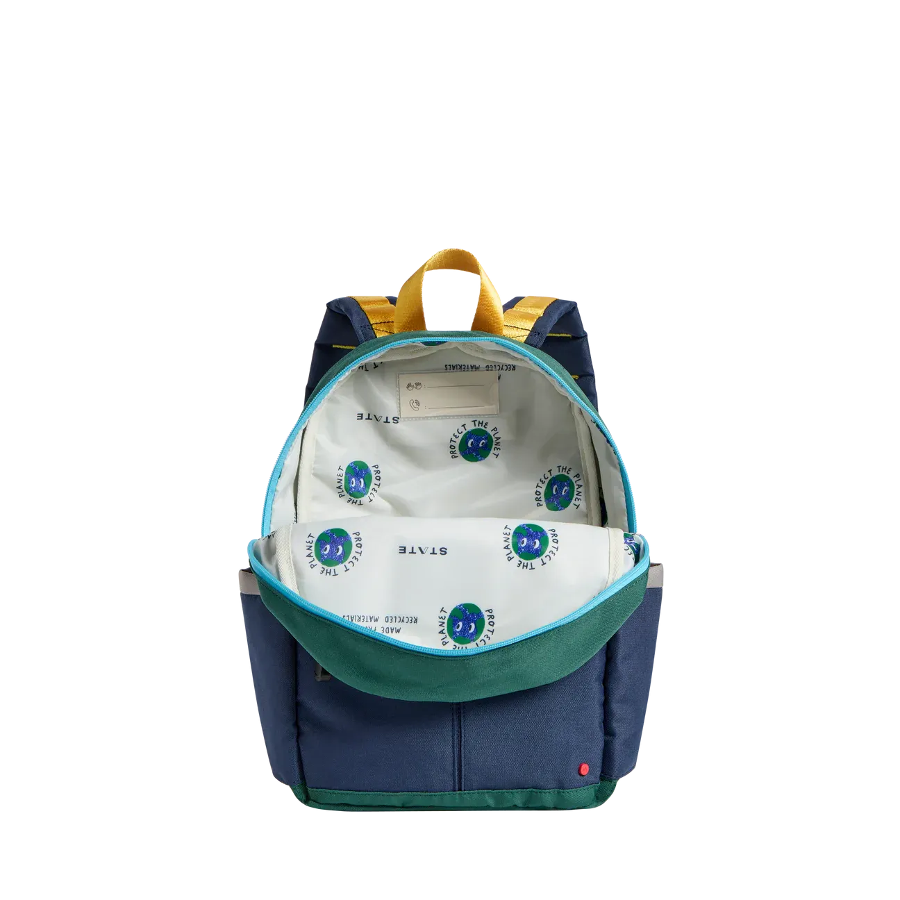 Kane Mini Backpack- Green and Navy