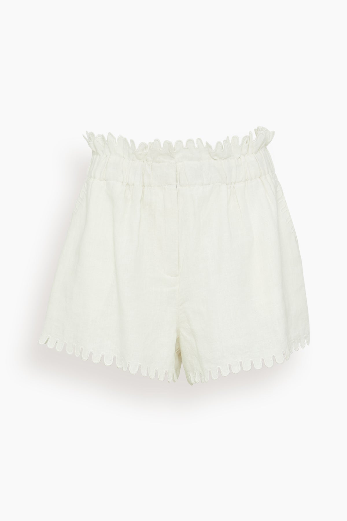 Liat Embroidery Short in White