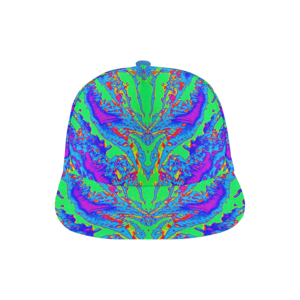 Neon Atomic Butterfly Snapback