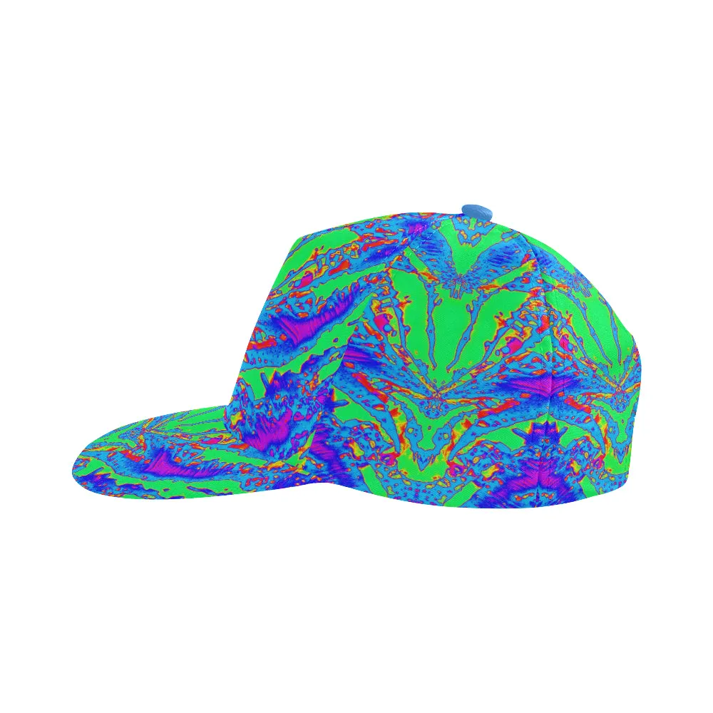 Neon Atomic Butterfly Snapback