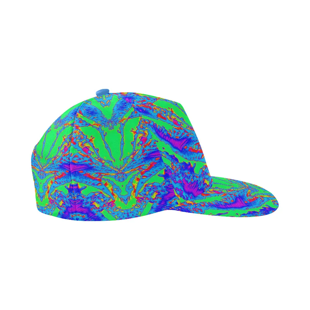 Neon Atomic Butterfly Snapback