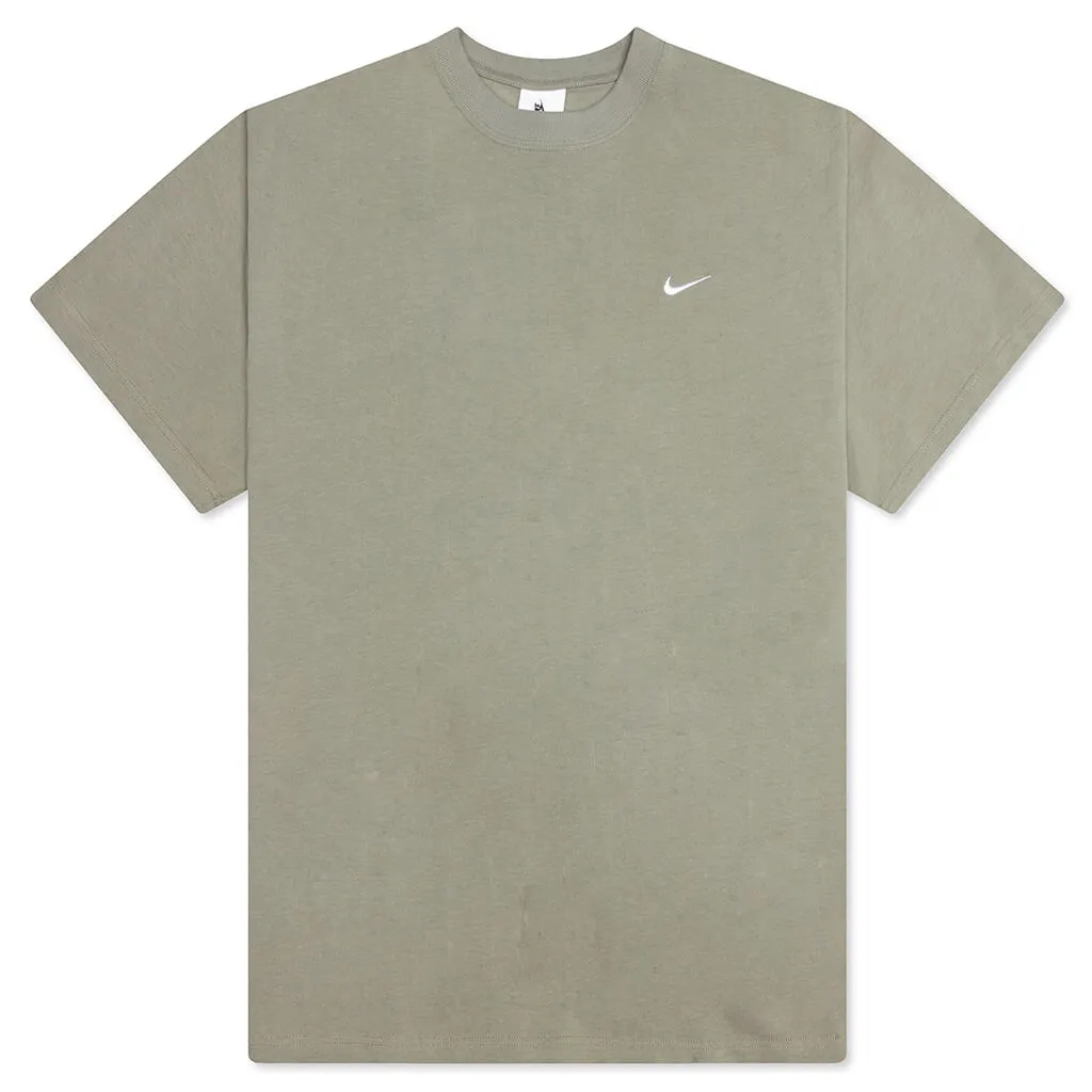 NikeLab Heavyweight T-Shirt - Light Army/White