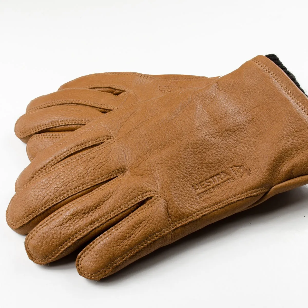 Norse Projects x Hestra - Utsjo Leather Gloves - Tobacco