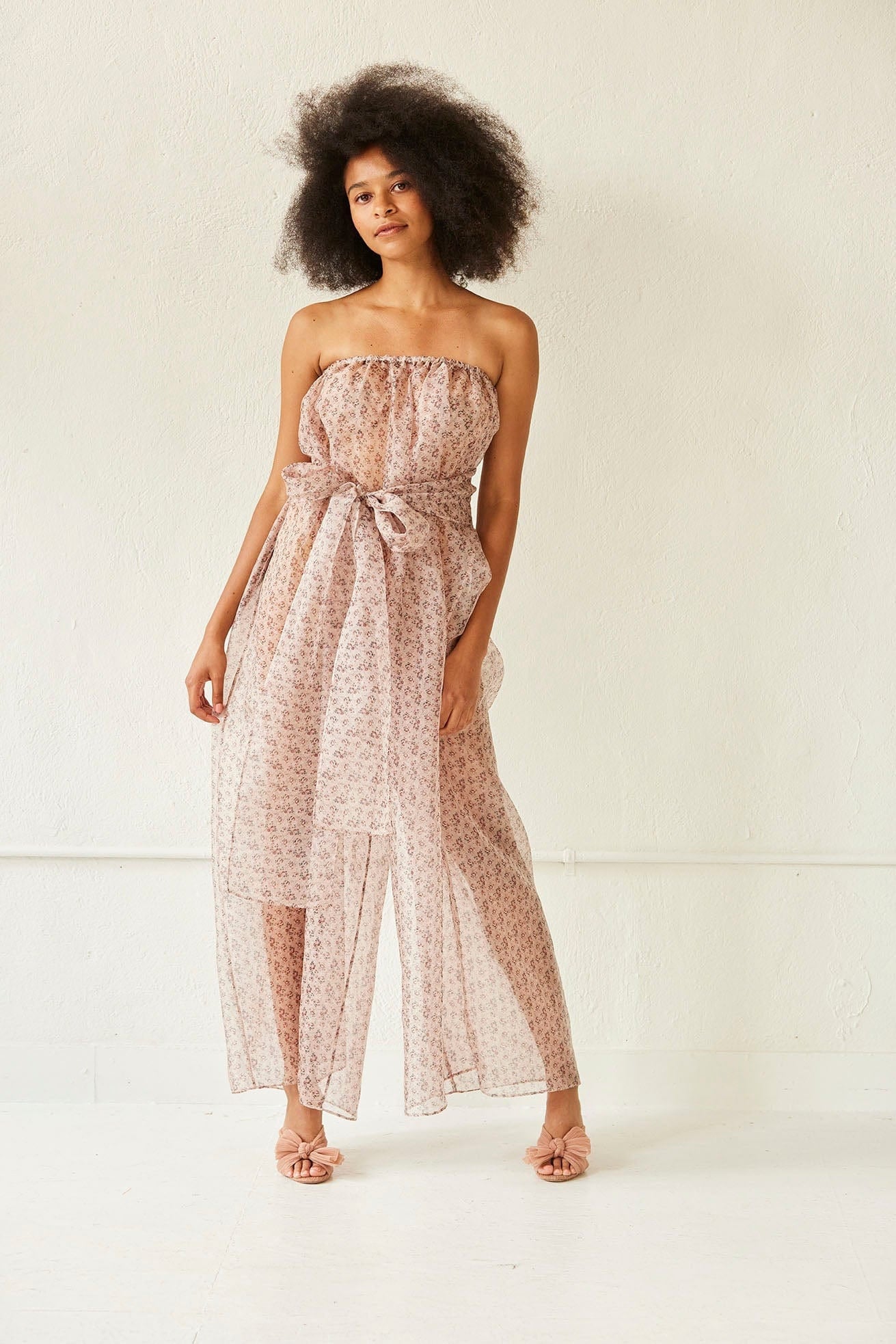 Olivia Romper in Silk Organza