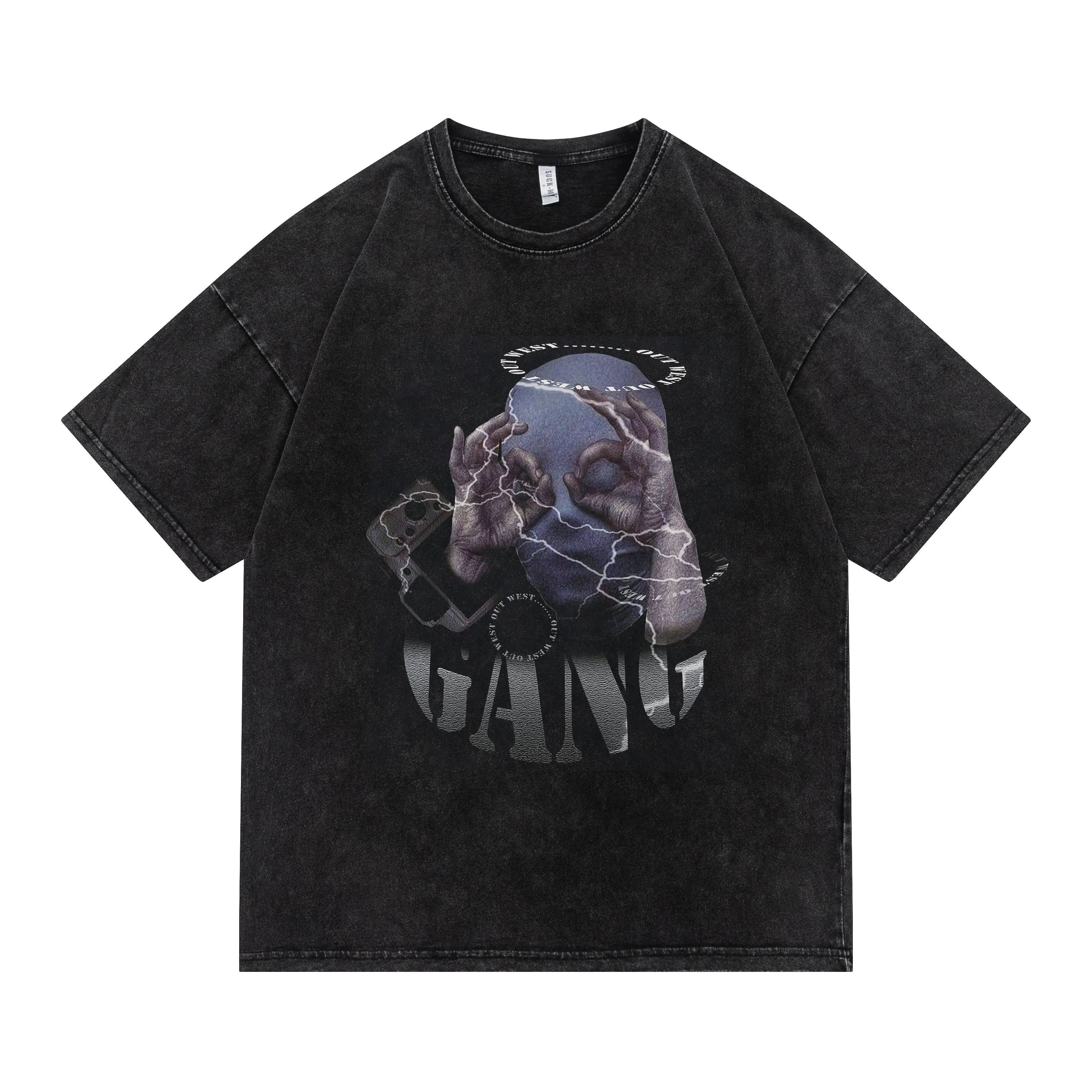 Oversize Heavyweight Cotton Acid Wash T-shirt