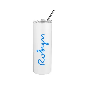 Personalised Summer Island Tumbler - Blue