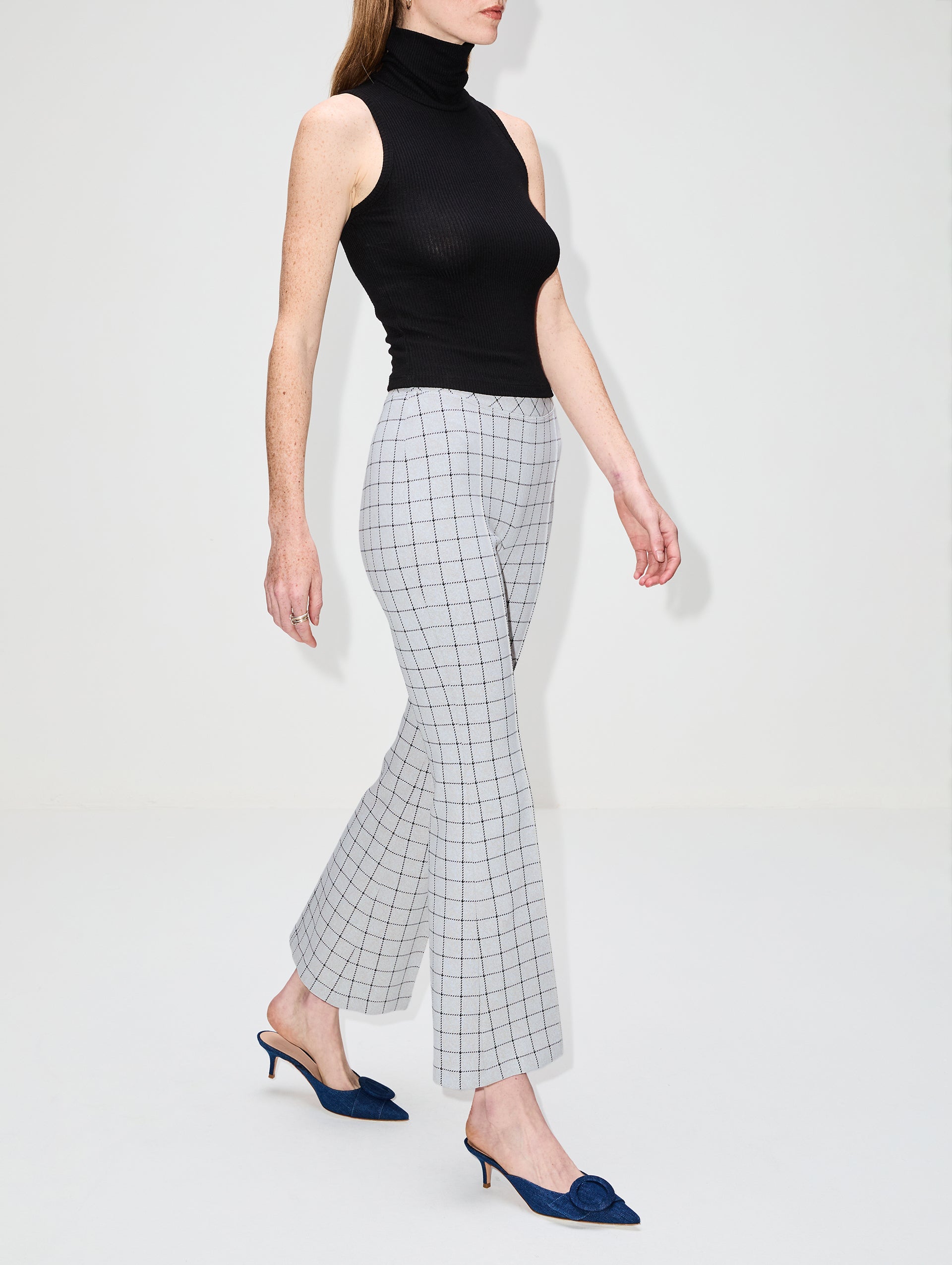 Pull On Cropped Flare Pant