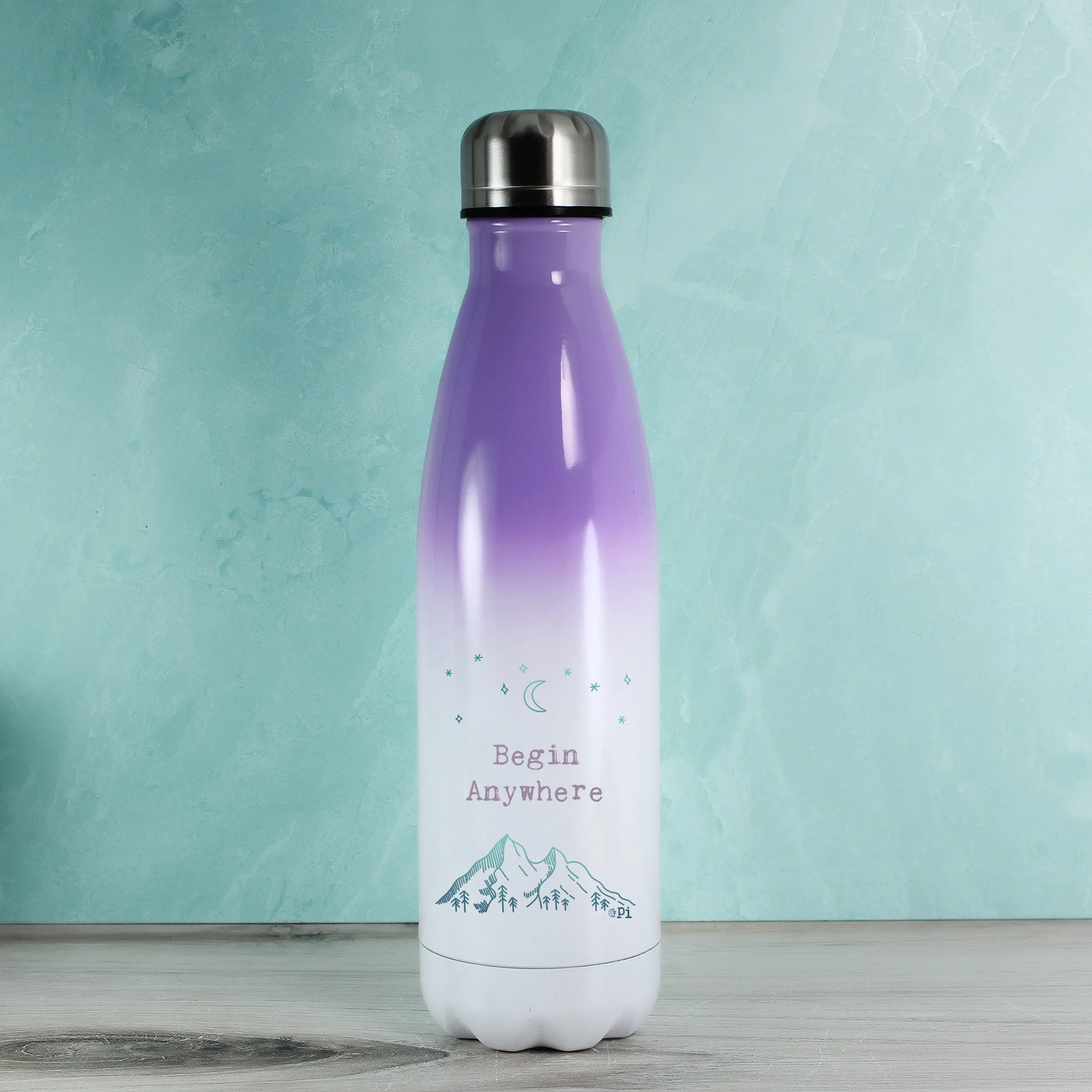 Purple Water Bottle - Begin Anywhere