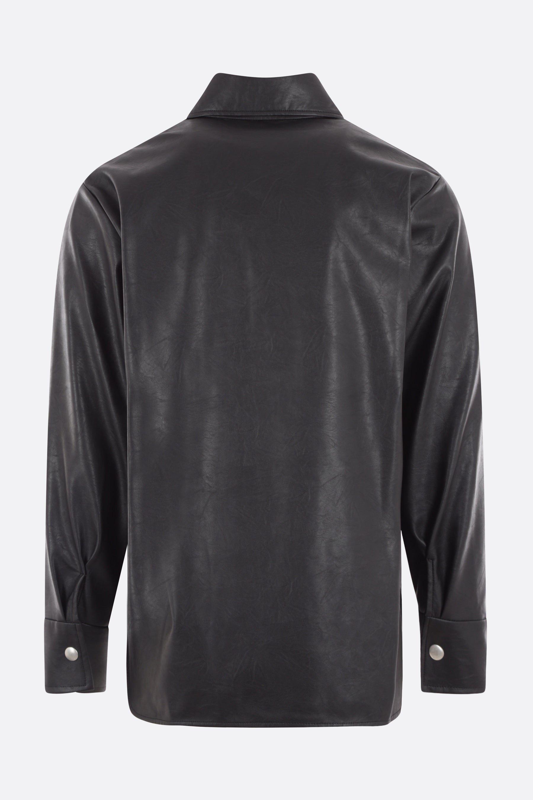 Rainier faux leather shirt