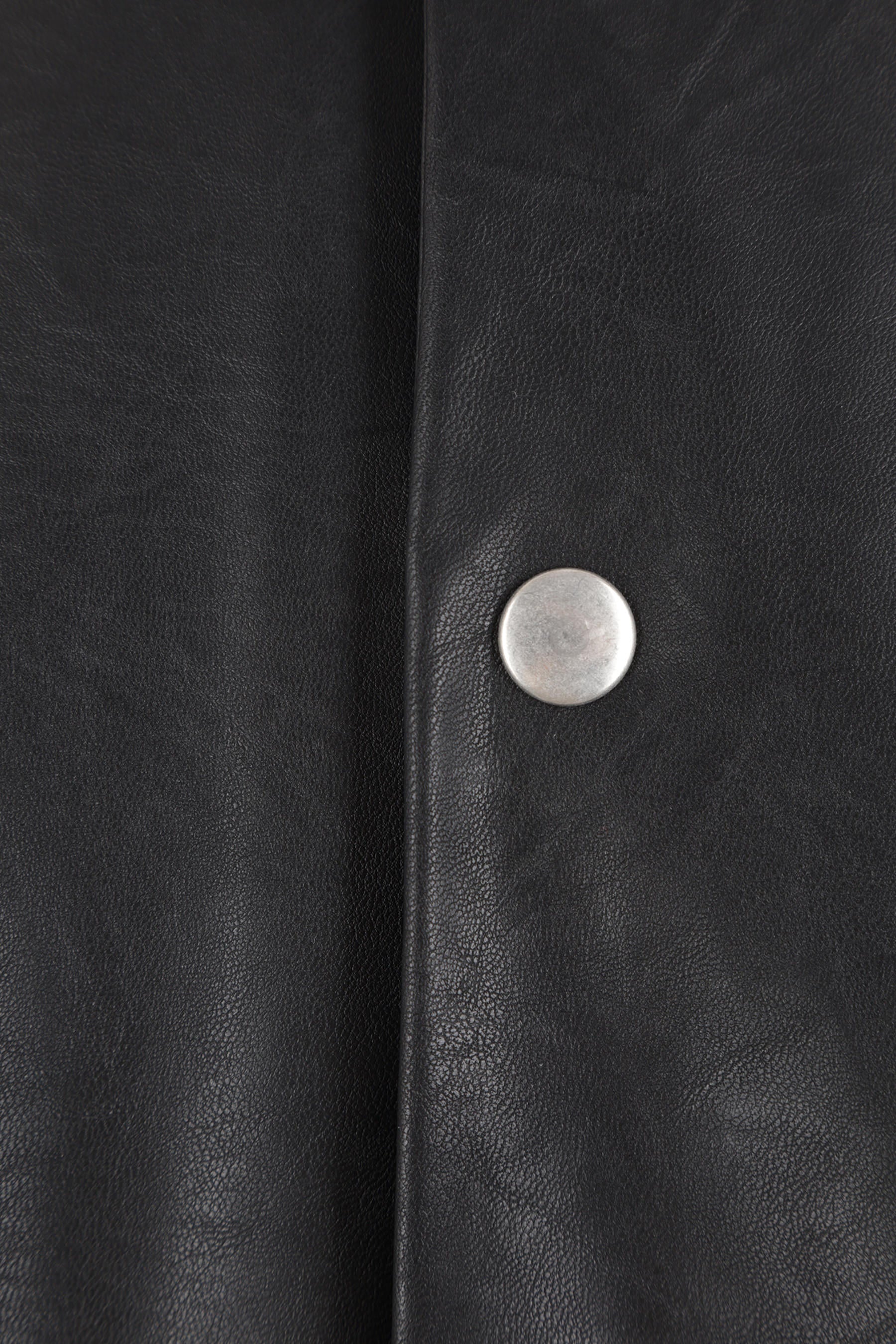 Rainier faux leather shirt