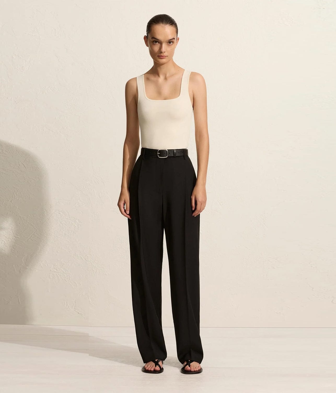 RELAXED TAILORED TROUSER BLACK