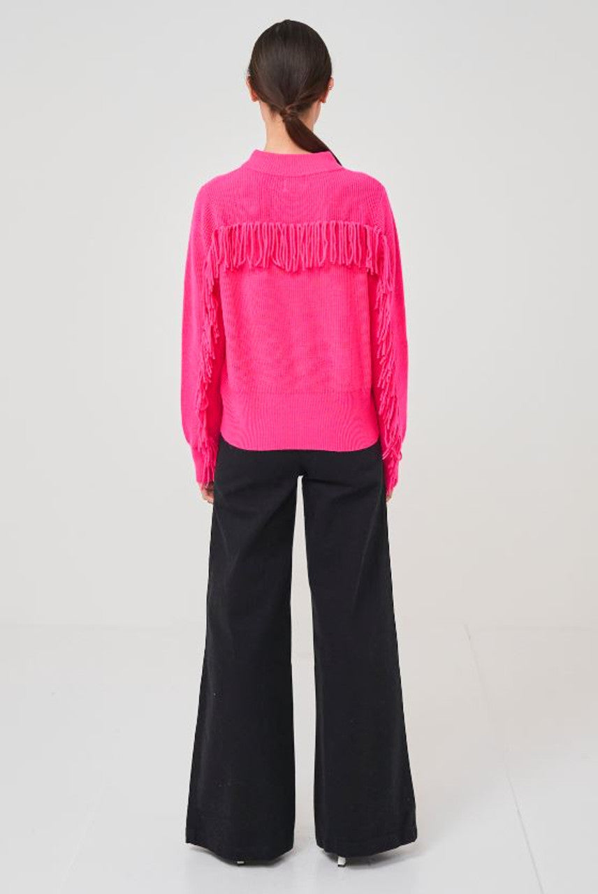 Sophia Fringe Cashmere Sweater