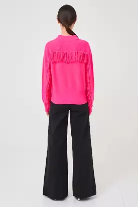 Sophia Fringe Cashmere Sweater