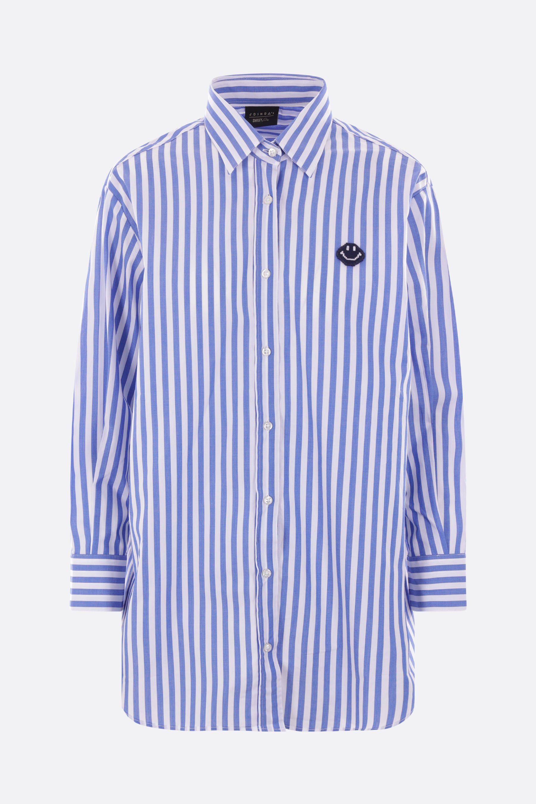 Sunbed striped poplin shirt