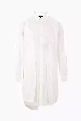 technical fabric oversized shirt