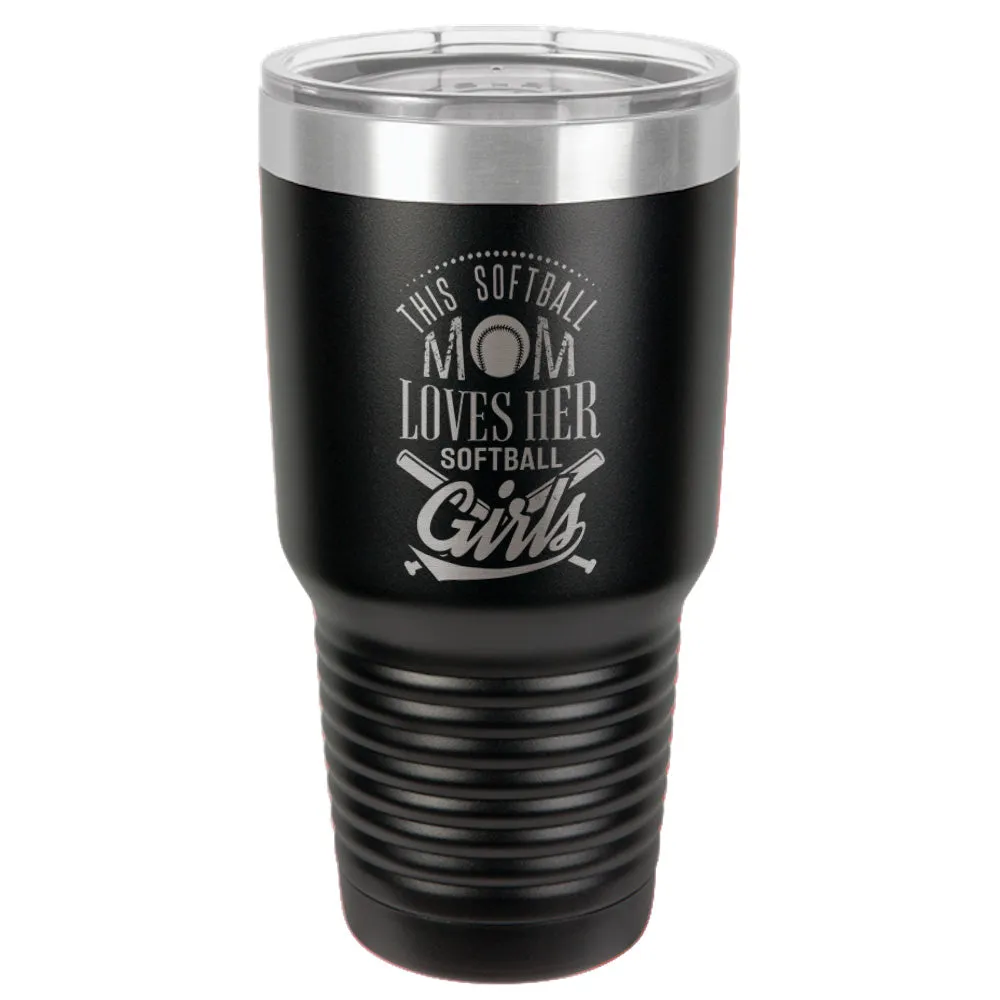 This Softball Mom Stainless Steel Tumbler