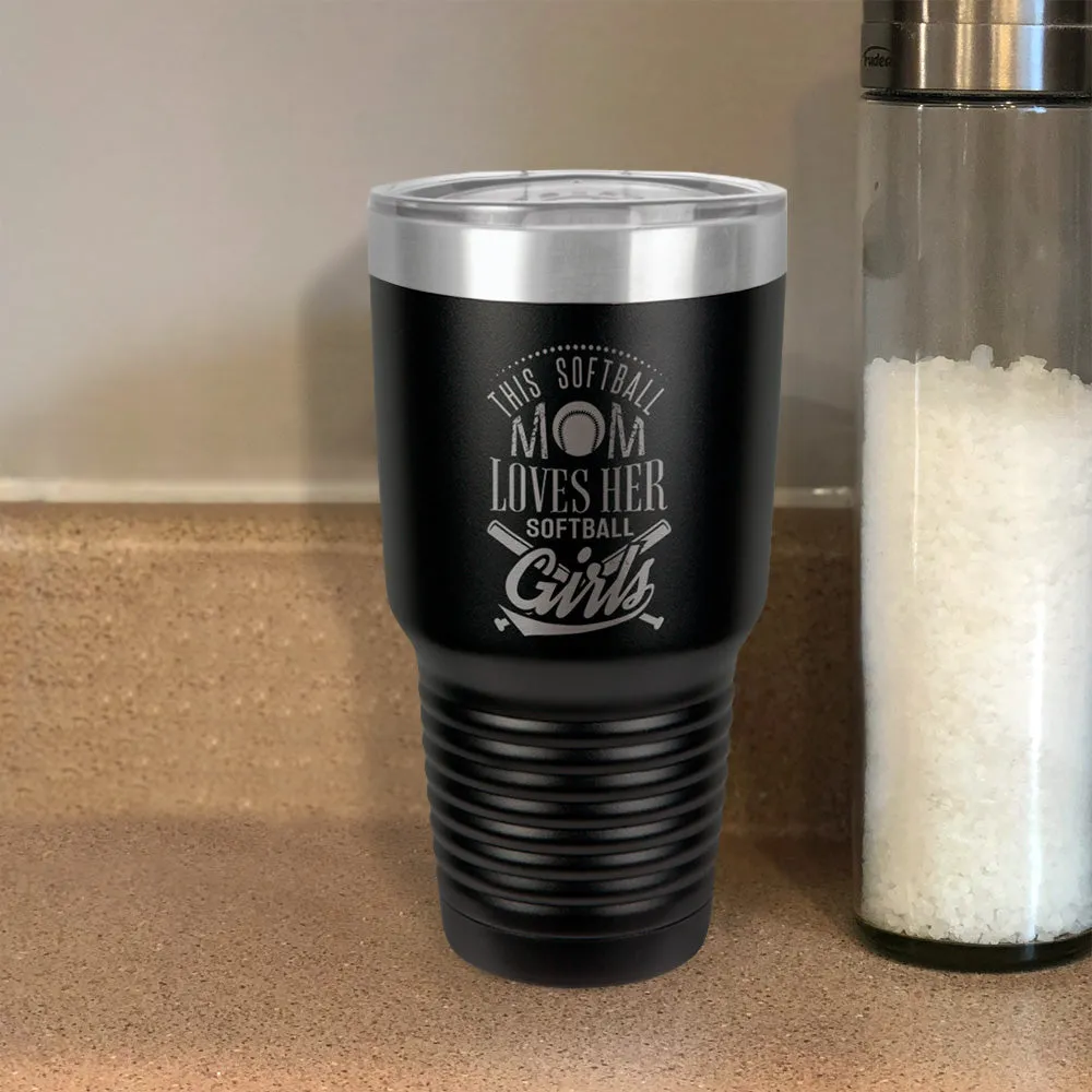 This Softball Mom Stainless Steel Tumbler