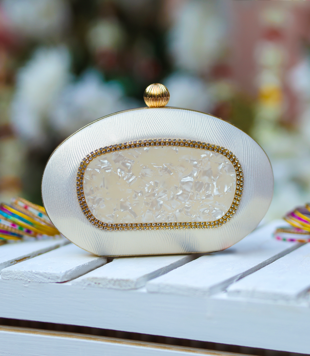 WB2500-PEARL-Women Snazzy Clutch